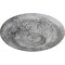 Ekena Millwork Granada Ceiling Medallion (Canopies up to 7 1/8"), 23 1/2"OD x 2 3/4"P, Ultra Pure White Crackle CM24GAUWC - alternate 3
